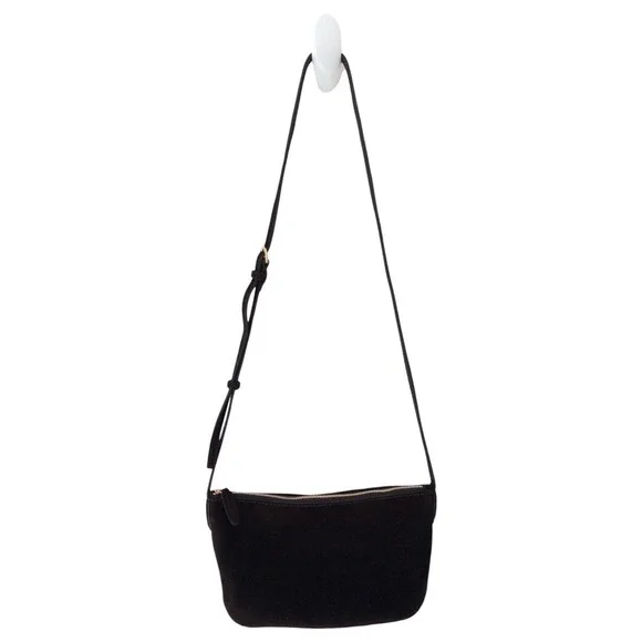 Madewell Mini Crossbody Bag in Dark Carob Brown Soft Grain Suede, EUC - Picture 2 of 10